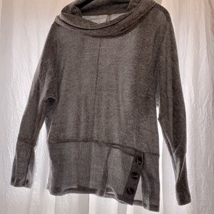 Cowell Necked Gray Sweater